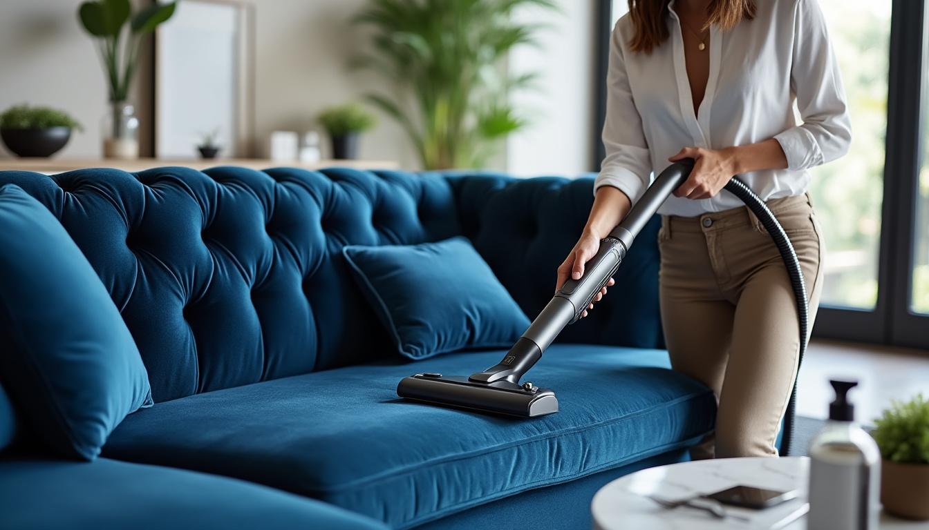 découvrez comment nettoyer efficacement un canapé en tissu grâce à nos méthodes et astuces pratiques pour éliminer les taches et préserver votre mobilier.