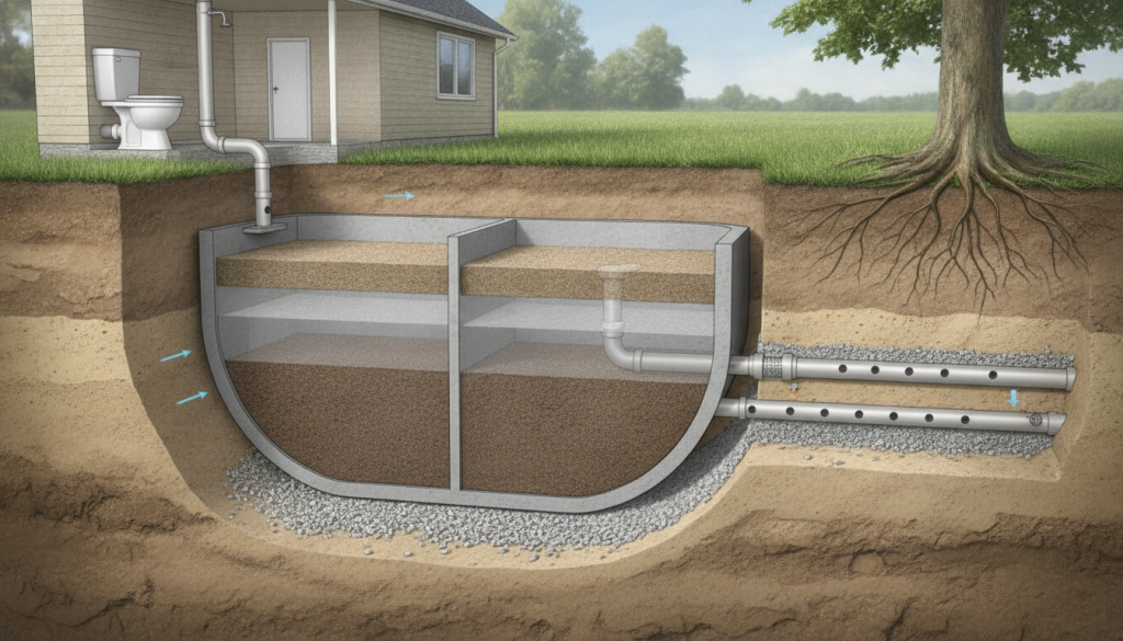 découvrez comment fonctionne une fosse septique grâce à notre guide complet. comprenez son mécanisme, son entretien et les bonnes pratiques pour assurer son bon fonctionnement.