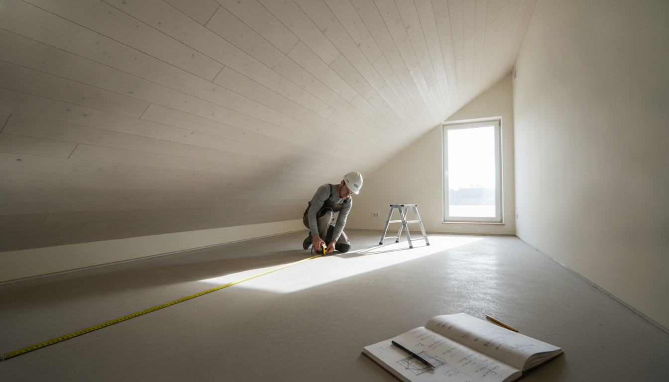 découvrez comment calculer facilement les mètres carrés sous pente d'une pièce pour optimiser votre aménagement intérieur.