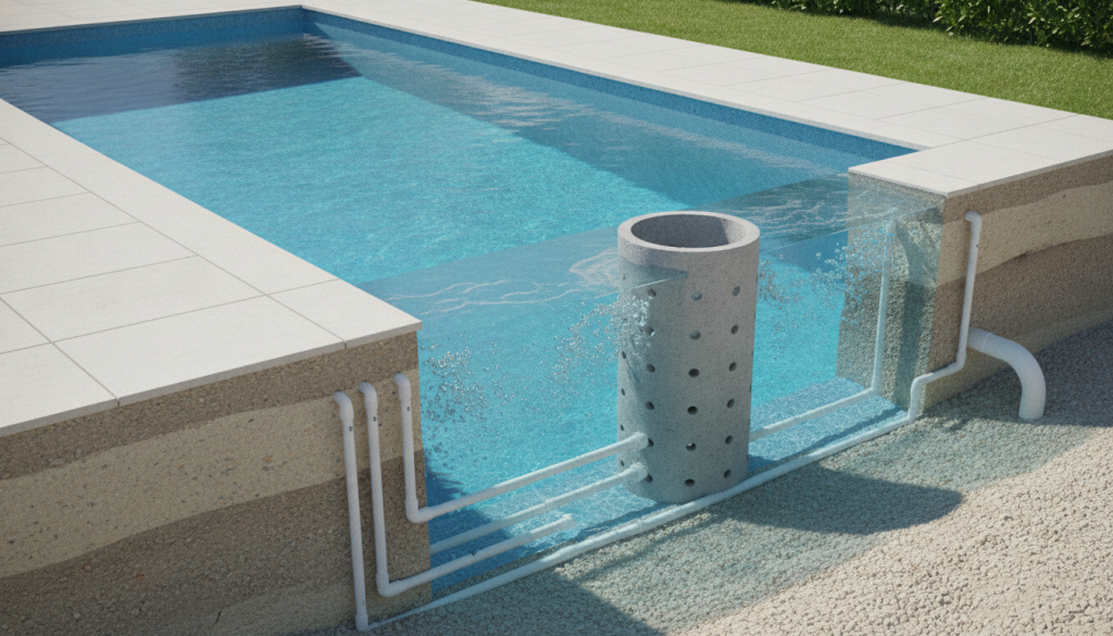 découvrez pourquoi le puits de décompression est un élément crucial pour protéger et assurer la durabilité de votre piscine face aux pressions du sol.