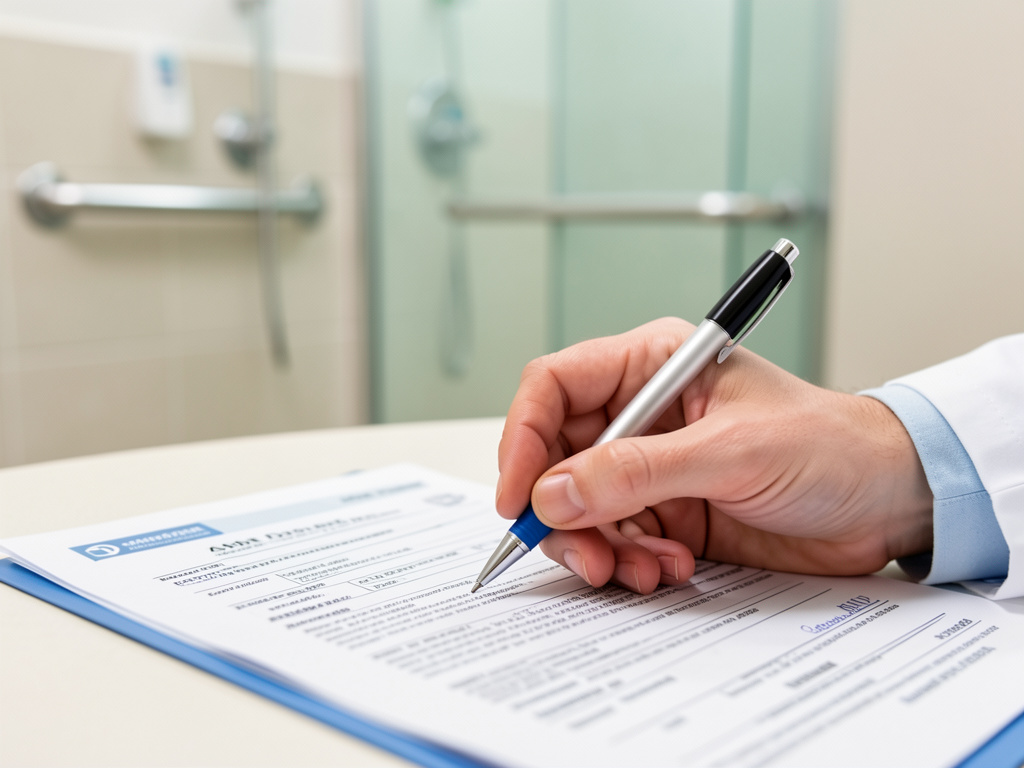 Certificat médical pour aménagement de salle de bain : guide pratique